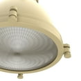 thumbnail image 4 of Hunter - Bridgemoor 1-light Modern Brass, Medium Size Pendant Light, Dimmable, Industrial Style, Dome Shaped, for Bedrooms, Dining, Living Rooms - 19108, 4 of 9