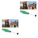 thumbnail image 1 of Soidarity Palos Malabares Palos Prendedores Comedia Jugando Juguete Principiante Payaso Verde Verde 2piezas, 1 of 1