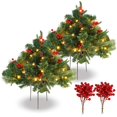 thumbnail image 1 of Llenador de urnas esmeriladas con forma de tigre para árbol de Navidad, 55 cm, con 50 luces LED, 1 of 6