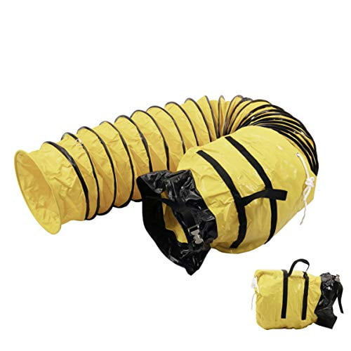 MOUNTO Tuyau Flexible en PVC de 25 Pieds pour Ventilateur d'Extraction (12 Pouces)