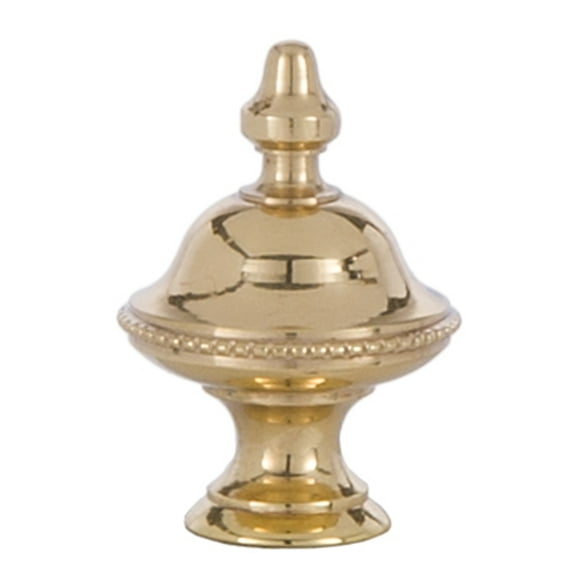 B&P Lamp® 1 Inch Solid Brass Lamp Finial