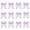 Purple, variant on 12Pcs Iridescent Beige Christmas Bow Ornaments, Large Sheer Fabric Bows for Christmas Tree Wreath Garland Gift Wrap Holiday Decor