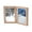 Brown Double Fold, variant on Siruishop Hinged Photo Frame Wood Rectangle Picture Frame 4x6 for Bedroom Desk Desktop Brown Triple Fold