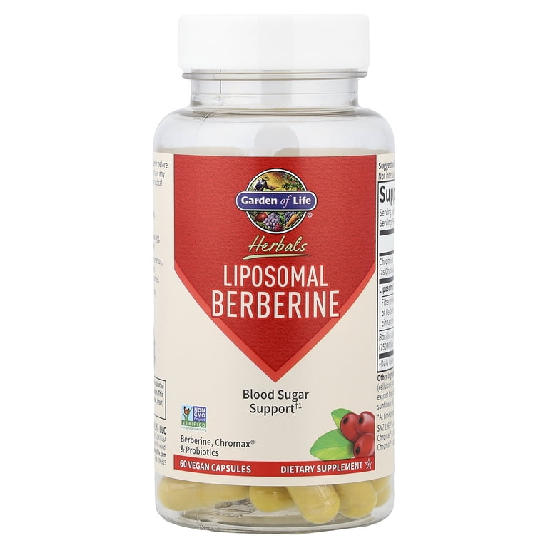 Garden of Life Liposomal Berberine with Chromium Picolinate
