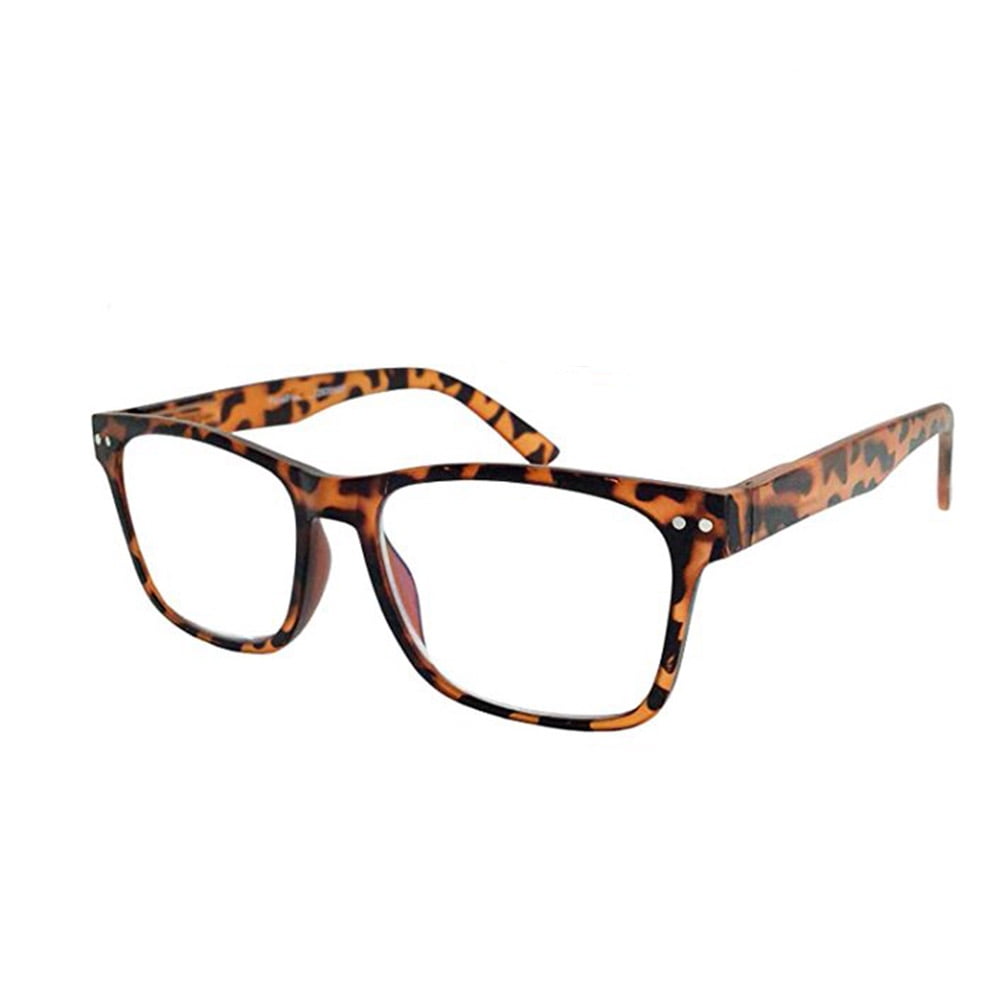 GRINDERPUNCH 2 Pack Reading Glasses Men Women Blue light Blocking Computer Readers Retro Fashion Eyeglasses - 2 Pack Tortoise, 2.00