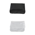 thumbnail image 1 of Tapa trasera del asiento del salón,Silla de peluquería de salón trasera cubiertas cuadradas negras claras,Piezas de silla de salón de barbero Suministro de accesorios,Silla Salon Plastic, 1 of 9