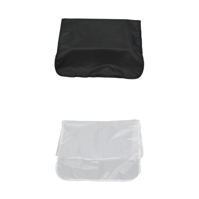 Tapa trasera del asiento del salón,Silla de peluquería de salón trasera cubiertas cuadradas negras claras,Piezas de silla de salón de barbero Suministro de accesorios,Silla Salon Plastic