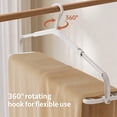 thumbnail image 4 of Organizador antideslizante de perchas de ropa plegable extensible – Estante colgante ampliable para guardar armarios, colada, camisas y pantalones, 4 of 6