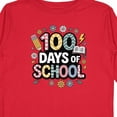 thumbnail image 4 of Inktastic 100 Days of School Girls Long Sleeve Toddler T-Shirt, 4 of 5