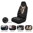 thumbnail image 6 of HUISEFOR Funny Dog Car Seat Cover Comfortable Fashion Car Seat Covers Protector Elastic Polyester Cars Interior Accessories Breathable Universal Fit for Most Cars SUV, 6 of 7