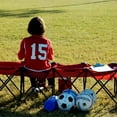 thumbnail image 4 of 6-Foot Portable Folding 4 Seat Bench, Black, 4 of 4
