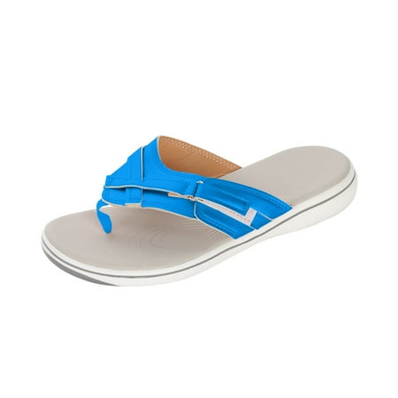 

KBKYBUYZ Large Size Slippers Women s Outer Wear Open Toe Beach Sandals Flip Flops Slippers for Women Clearance