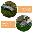 thumbnail image 3 of SHOWERORO 12Pcs Grey Miniature Stone Steps for Garden Walkway Path with Resin Material, 3 of 6
