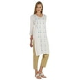 thumbnail image 2 of Phagun Embroidered Kurti 3/4 Sleeve For Indian Women V,Neck Ethnic Traditional Kurta, 2 of 6