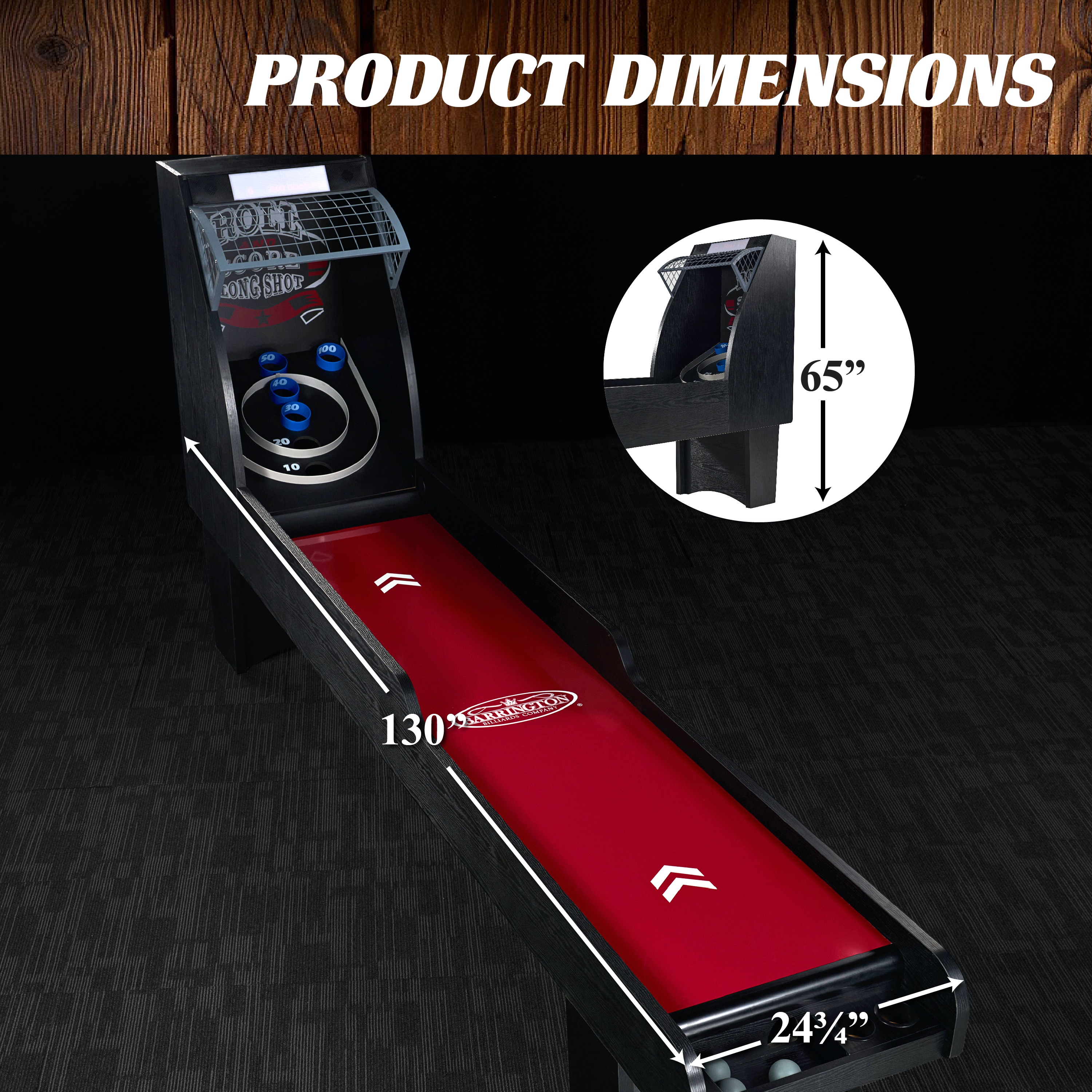 Barrington 130" Premium Indoor Roll and Score Game
