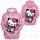 thumbnail image 3 of Sudadera con capucha Harajuku para mujer, ropa con estampado de Hello Kitty, Jersey gráfico Punk de Halloween, sudaderas Vintage de talla grande # S, 3 of 3