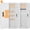 White, variant on 53.15" Wall Safe Between the Studs, Biometric Fingerprint Hidden Safe with Dual Alarm System and Silent Mode, Wall Gun Safe with 3 Adjustable Shelves and Magnetic Slot (Black-Fingerpirnt)