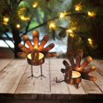 thumbnail image 4 of Thanksgiving Day Candle Holder: 6PCS Turkey Design Tealight Holder Candle Stands, 4 of 9