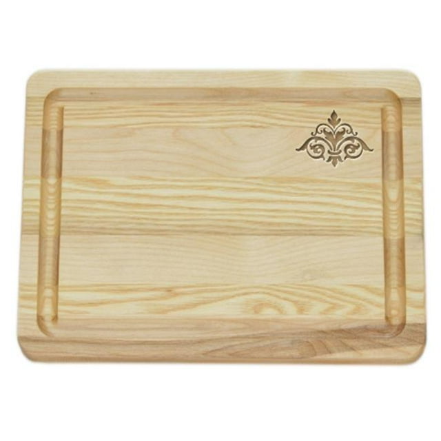 Carved Solutions Master Collection Planche à Découper en Bois Petite -Damask
