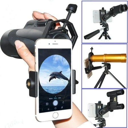 Universal Mobile Phone Adapter Holder Mount Telescope Binocular Spotting Scope For  iPhone X 8 7 6 6S Plus SE  /Samsung Note 5 On5 Galaxy S8 S7 S6 Edge S5 S4 Core Grand