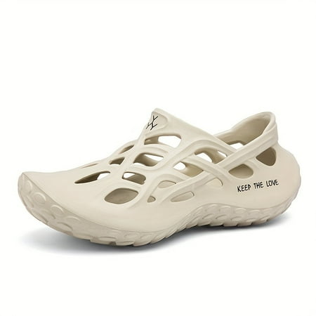

Men s Slip On Breathable Sandals Comfy Non Slip Durable Solid Colour Slippers For Men s Outdoor Activities