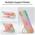 thumbnail image 4 of for iPhone 14 Plus Case with Ring Stand, Heavy Duty Military Grade Rugged Shockproof Silicone Rubber Magnetic Kickstand Holder Case for Women Girls For iPhone 14 Plus, 10 Color, 4 of 6