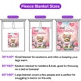 thumbnail image 5 of Hello Valentine’s Day Yorkshire Terrier Flower Crown Romantic Pink Floral Cozy Fleece Blanket Yorkie Dog Lover Gifts Warm Soft Throw Blanket - 00031, 5 of 5
