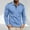 Light Blue, variant on Zylanna Men's Long Sleeve Polo Shirts, Slim Fit Solid Spring Fall Turndown Collar Casual Pullover Tops for Man Navy
