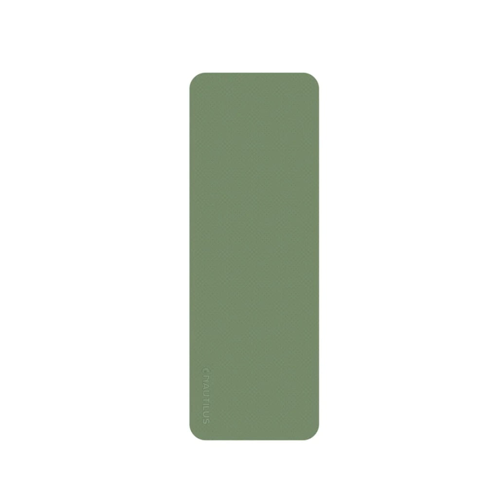 Nautilus Yoga Mat with Strap, Earth Green