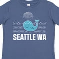 thumbnail image 4 of Inktastic Seattle Washington Cute Whale Travel Boys or Girls Toddler T-Shirt, 4 of 5