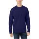 thumbnail image 2 of DKNY Sudadera con logotipo elevado para hombre, azul, pequeña DKNY Camisa de entrenamiento, 2 of 2