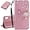 Rose Gold, variant on Compatible with iPhone XR Case Glitter Stylish Crystal Owl with Wrist Strap Kickstand Magnetic Leather Wallet for Women Flip Phone Case for iPhone XR Grey YK