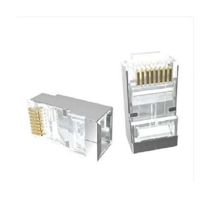 With shielded super six shielded 8P8C engineering crystal head RJ45 Gigabit Category 6 CAT6 metal 100 have been tested