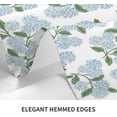 thumbnail image 6 of Blue Green Floral Rectangle Tablecloth 60x84 Inch Hydrangea Flower Table Cloth Spring Summer Holiday Table Covers Polyester Indoor Outdoor Farmhouse Tablecloths for Kitchen Dining Party Picnic, 6 of 6