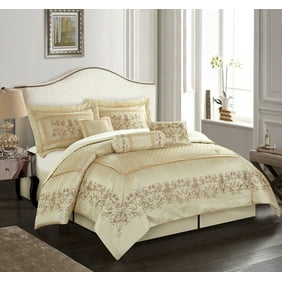 Home Essence Mirage 7 Piece Jacquard Comforter Set Walmart Com