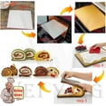 thumbnail image 3 of 1/2 Pcs 11.8 x 10.2 Inches Silicone Jelly Roll Pan Swiss Cake Mat Flexible Baking Tray Cookies Mold Bakeware, 3 of 8