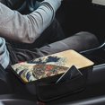 thumbnail image 3 of Chririnla Art Wave Frog Design Auto Armrest Cover with 2 Storage Bags Auto Armrest Cushion Pad Cover for Car Interior, Soft Car Armrest Cover Cushion Pad Truck, 3 of 6