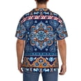 thumbnail image 3 of Kdxio Men'S Hawaiian Shirt For Men Short Sleeve Shirt Ethnic Mandala Summer Casual Holiday Beach Button Down T-Shirts, 3 of 5