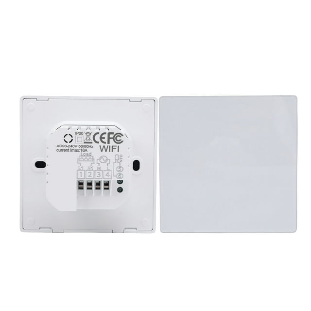 LCD Display Smart Temperature Controller, ABS Material, for Electric Heating Thermostat, Item Type: Smart Thermostat, Frequency: 50Hz 60Hz, Simple Installation Process, Enjoy