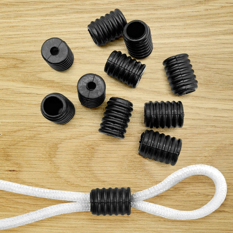 Swpeet 35Pcs 3 Types Plastic Cord Locks for Spring Toggles Stoppers and 11  Yards Elastic Cord for Drawstrings Non-Slip Cord Stopper Adjustable Buckler  for Suppliers Shoelaces Clothing - Yahoo Shopping