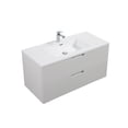 thumbnail image 3 of Themis 40 Inch White Wall Mount Vanity With A Integrated Sink, 3 of 7