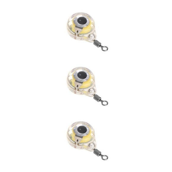 Ruiboury LED Lights Fishing Lamp Artificial Lures Illumination Equipment Energy-efficient Wide-range Underwater Accessory As Shown. 3Set