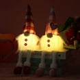thumbnail image 2 of Valentine's Gift Valentine Gnome Light Up Faceless for Doll Plaid Heart Tomte Elf Dwarf Nisse Scandinavian Santa Ornaments Kitchen Tiered Tray Decorations, 2 of 14