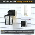 thumbnail image 5 of Octagon Siding Mounting Kit, 8141 Vertical Lamps Plate Light Blocks for 1/2inch Lap White, 5 of 6