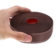 thumbnail image 5 of ETHZZLE Stair Nosing Vinyl Brown PVC Edge Protection for Bathrooms 1Pack, 5 of 6