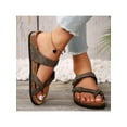thumbnail image 3 of Women's Comfortable Summer Beach Sandals With Cork Footbed Adjustable Buckle, 3 of 6