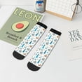 thumbnail image 7 of Fuzoiu Lighthouse And Sea Print Adult Socks, Crew Moisture-wicking Socks, Unisex Cushion Crew Socks,Casual Sports Ankle Socks, 7 of 7