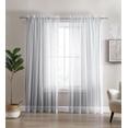 thumbnail image 1 of Sheer Window Panel Curtain- 2 Pack, 1 of 3