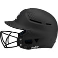 thumbnail image 4 of Casco de bateo de sóftbol Rawlings RX2 Series Senior Negro, 4 of 7