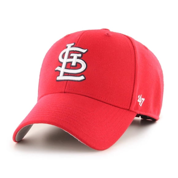 St Louis Cardinals Casquette Ajustable Rouge 47 Marque 6 Panneaux MVP